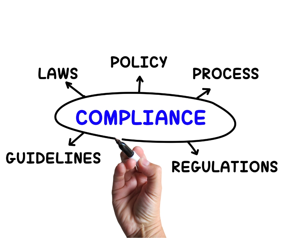 Diagram showing connections between compliance and guidelines in maternity services